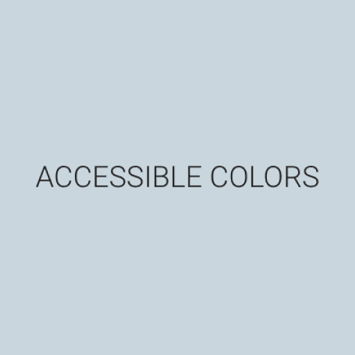 Accessible Brand Colors